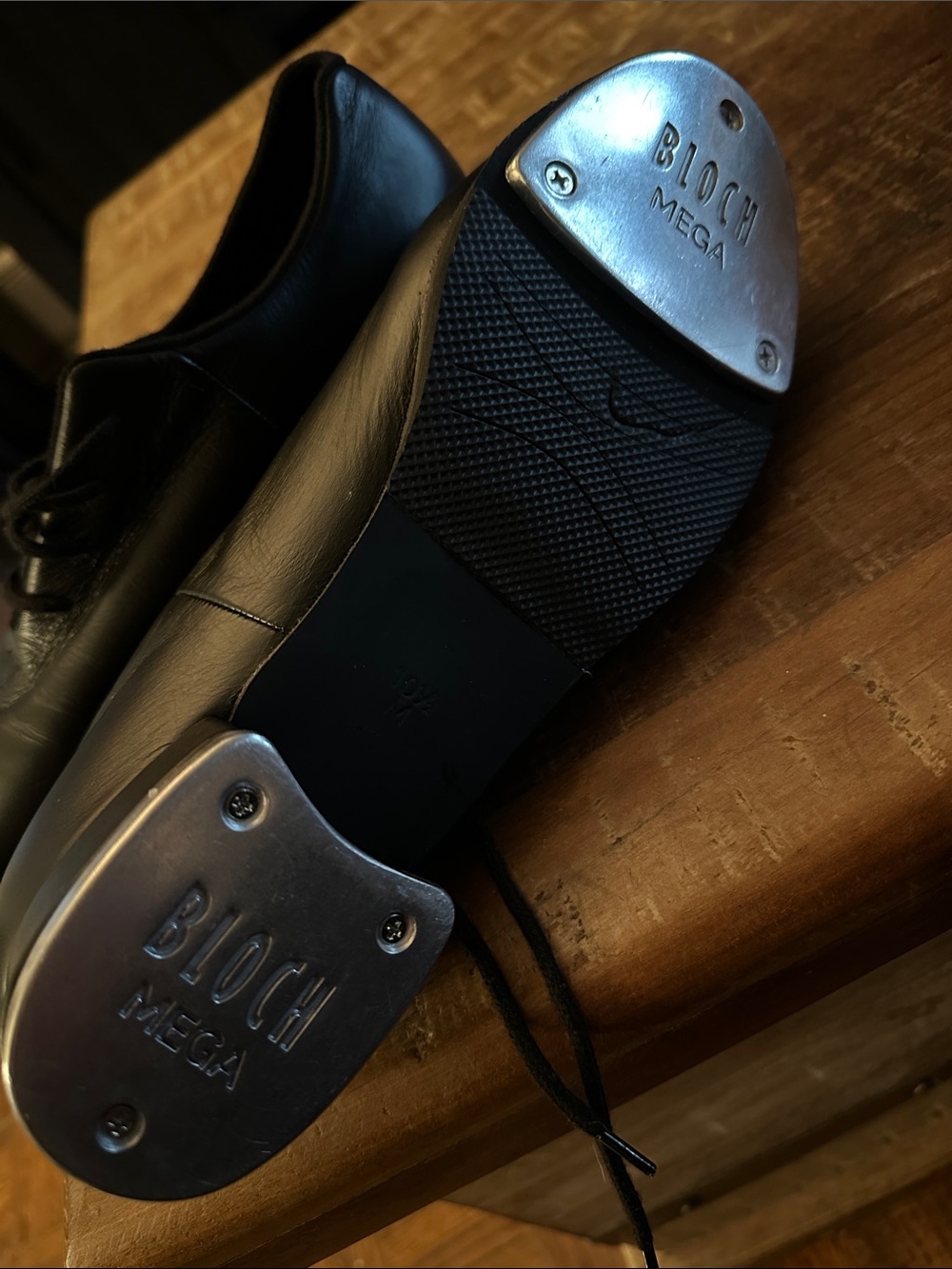Bloch Black Womans Tap Shoes with Silver Taps